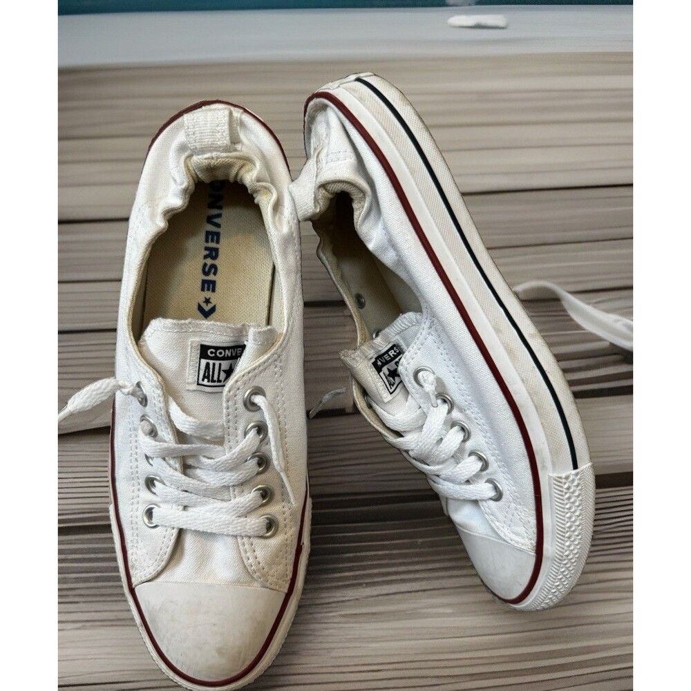 EUC Converse All Star Shoreline  White Casual Shoes Sneakers Women’s 11